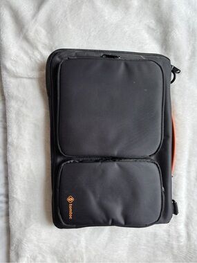 tomtoc Black Electronic Organizer Case - Padded Tablet & Accessory Sleeve
